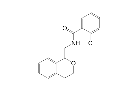 2-chloro-N-(3,4-dihydro-1H-2-benzopyran-1-ylmethyl)benzamide