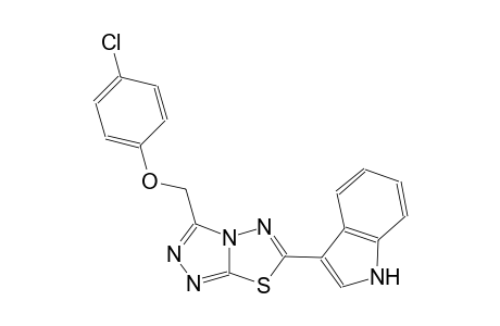 1H-indole, 3-[3-[(4-chlorophenoxy)methyl][1,2,4]triazolo[3,4-b][1,3,4]thiadiazol-6-yl]-