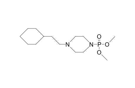 4-(2-Cyclohexyl-ethyl)-1-dimethylphosphono-piperazine