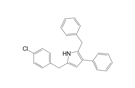 2-Benzyl-5-(4-chlorobenzyl)-3-phenyl-1H-pyrrole