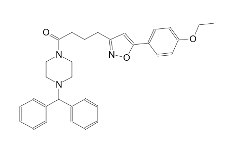 piperazine, 1-(diphenylmethyl)-4-[4-[5-(4-ethoxyphenyl)-3-isoxazolyl]-1-oxobutyl]-