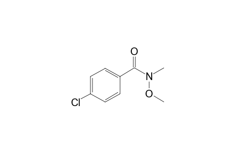 4-Chloranyl-N-methoxy-N-methyl-benzamide