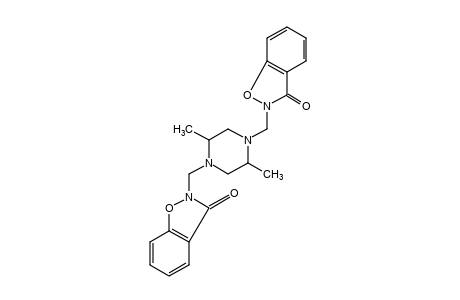 2,2'-[(2,5-dimethyl-1,4-piperazinediyl)dimethylene]bis-1,2-benzisoxazolin-3-one