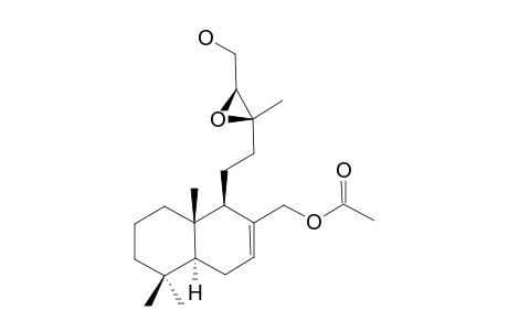 17-ACETOXY-13S(14S)-EPOXY-15-HYDROXY-7-LABDENE