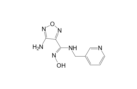 1,2,5-Oxadiazole-3-carboximidamide, 4-amino-N'-hydroxy-N-(3-pyridinylmethyl)-
