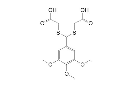 [(3,4,5-trimethoxybenzylidene)dithio]diacetic acid