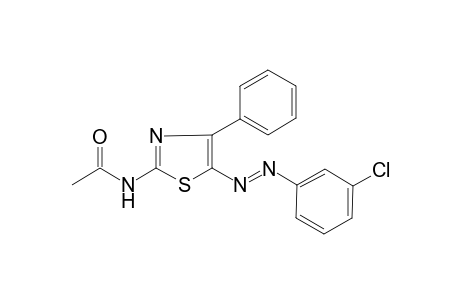 Acetamide, N-[5-(3-chlorophenylazo)-4-phenyl-2-thiazolyl]-