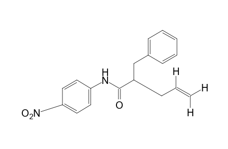 2-Benzyl-p-nitro-4-pentenanilide