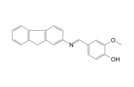 4-(N-fluoren-2-ylformimidoyl)-2-methoxyphenol