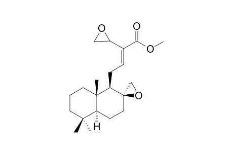 3-DEOXY-AULACOCARPIN-A;METHYL-8-BETA,17:14-XI,15-DIEPOXY-(12E)-LABDEN-16-OATE