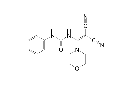 1-(2,2-dicyano-1-morpholinovinylene)-3-phenylurea