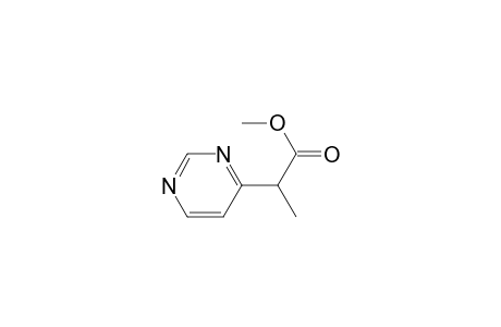 4-Pyrimidineacetic acid, .alpha.-methyl-, methyl ester