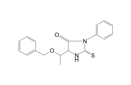 5-[1-(benzyloxy)ethyl]-3-phenyl-2-thiohydantoin