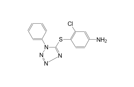 3-Chloro-4-(1-phenyl-1H-tetrazol-5-ylsulfanyl)-phenylamine