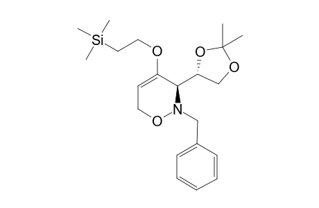 (3R,4'S)-2-BENZYL-3-(2',2'-DIMETHYL-1',3'-DIOXOLAN-4'-YL)-4-[2-(TRIMETHYLSILYL)-ETHOXY]-3,6-DIHYDRO-2H-1,2-OXAZINE