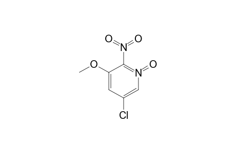 5-CHLORO-3-METHOXY-2-NITRO-PYRIDINE-N-OXIDE