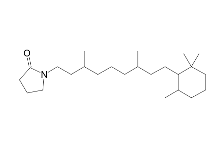 2-Pyrrolidinone, 1-[3,7-dimethyl-9-(2,2,6-trimethylcyclohexyl)nonyl]-