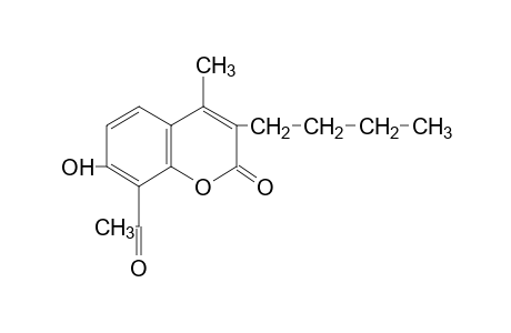 8-acetyl-3-butyl-7-hydroxy-4-methylcoumarin