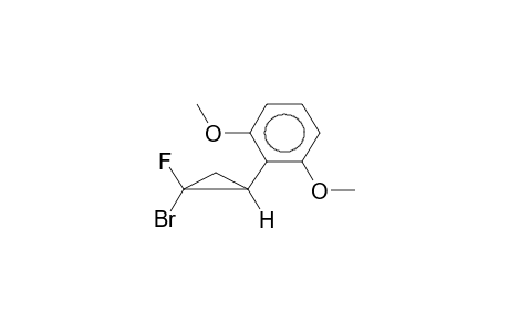 ANTI-1-FLUORO-1-BROMO-2-(2',6'-DIMETHOXYPHENYL)CYCLOPROPANE