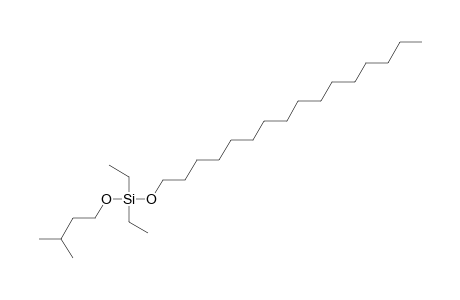 Silane, diethylhexadecyloxy(3-methylbutoxy)-