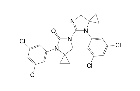 4,4'-BIS-(3,5-DICHLOROPHENYL)-5,6'-BI-[4,6-DIAZASPIRO-[2.4]-HEPTYL]-5-EN-5'-ONE