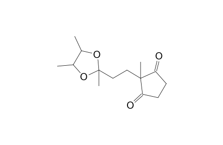 2-[3,3-(1",2"-Dimethylethylenedioxy)butyl]-2-methyl-cyclopentane-1,3-dione