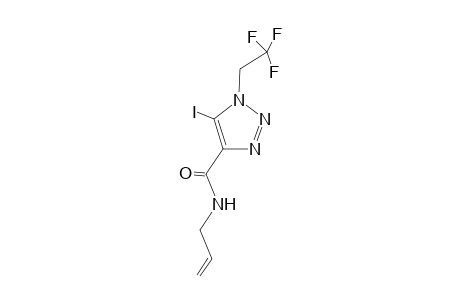 Allyl 5-iodo-1-(2,2,2-trifluoroethyl)-1H-[1,2,3]triazole-4-carboxamide