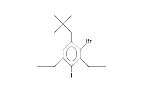 2-Bromo-4-iodo-1,3,5-trineopentyl-benzene