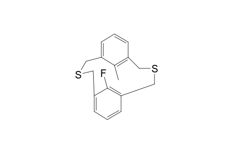 syn/anti-17-Fluoro-18-methyl-3,11-dithia-tricyclo[11.3.1.1*5,9*]octadeca-1(16),5,7,9(18),13(17),14-hexaene