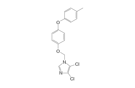 1H-Imidazole, 4,5-dichloro-1-[[4-(4-methylphenoxy)phenoxy]methyl]-