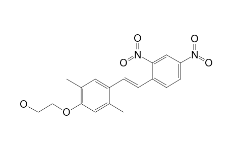 (E)-1-[2',5'-Dimethyl-4'-(2''-hydroxyethoxy)phenyl]-2-(2',4'-dinitrophenyl)ethene