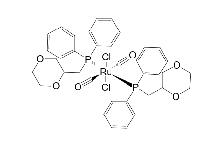 TRANS-DICARBONYL-TRANS-DICHLORO-TRANS-BIS-[(1,4-DIOXANYLMETHYL)-DIPHENYLPHOSPHANE-P]-RUTHENIUM-(2)