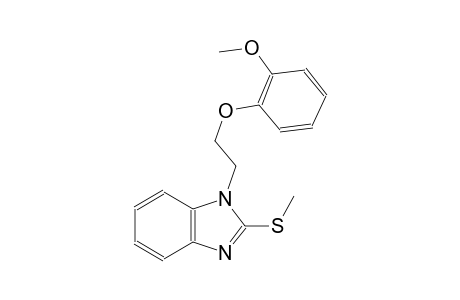 1H-benzimidazole, 1-[2-(2-methoxyphenoxy)ethyl]-2-(methylthio)-