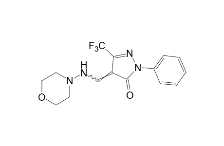 4-[(morpholinoamino)methylene]-1-phenyl-3-(trifluoromethyl)-2-pyrazolin-5-one