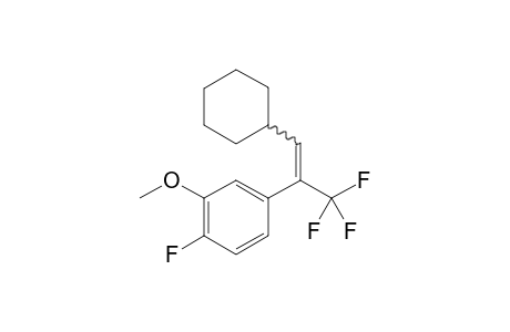 4-(1-Cyclohexyl-3,3,3-trifluoroprop-1-en-2-yl)-1-fluoro-2-methoxybenzene