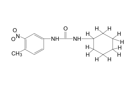 1-cyclohexyl-3-(3-nitro-p-tolyl)urea