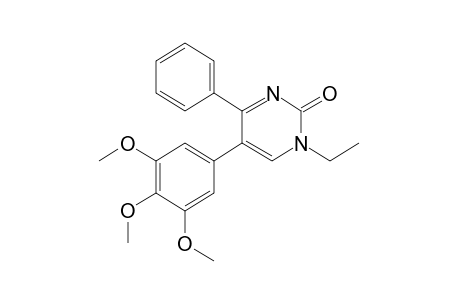 1-ethyl-4-phenyl-5-(3,4,5-trimethoxyphenyl)-2(1H) pyrimidinone