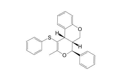 (4RS,4ASR,10BRS)-4A,10B-DIHYDRO-2-METHYL-4-PHENYL-1-PHENYLSULFENYL-4H,5H-PYRANO-[3,4-C]-[1]-BENZOPYRAN