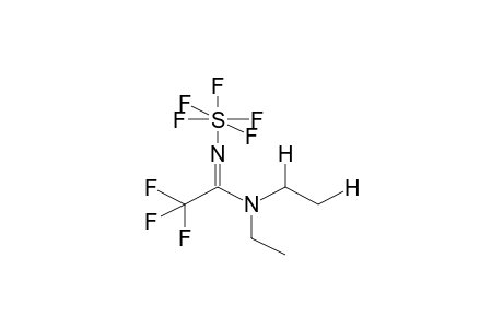 1-DIETHYLAMINO-2,2,2-TRIFLUOROETHYLIDENEAMINOSULPHUR PENTAFLUORIDE