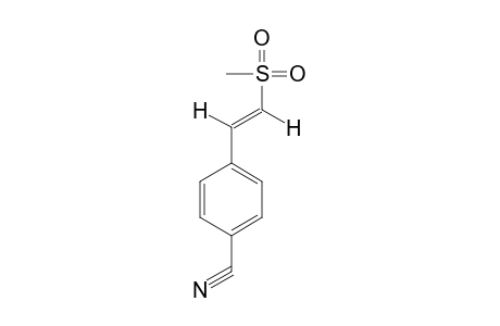 trans-p-[2-(METHYLSULFONYL)VINYL]BENZONITRILE