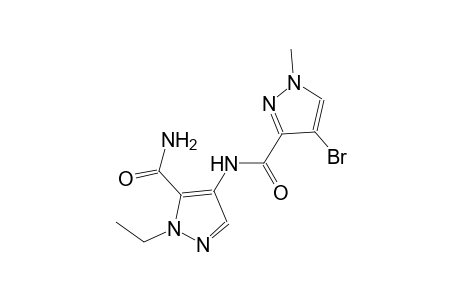 N-[5-(aminocarbonyl)-1-ethyl-1H-pyrazol-4-yl]-4-bromo-1-methyl-1H-pyrazole-3-carboxamide