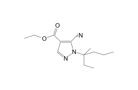 5-cyano-1-(1-ethyl-1-methyl-butyl)pyrazole-4-carboxylic acid ethyl ester