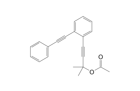 2-methyl-4-(2-(phenylethynyl)phenyl)but-3-yn-2-yl acetate