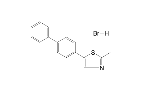 5-(4-biphenylyl)-2-methylthiazole, hydrobromide