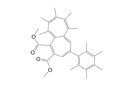 Dimethyl 6,7,8,9,10-Pentamethyl-2-(2,3,4,5,6-pentamethylphenyl)heptalene-4,5-dicarboxylate