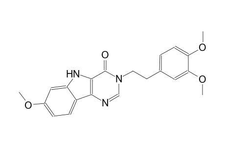 3-[2-(3,4-dimethoxyphenyl)ethyl]-7-methoxy-3,5-dihydro-4H-pyrimido[5,4-b]indol-4-one