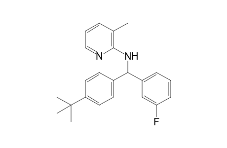 N-[(4-(tert-Butyl)phenyl)(3-fluorophenyl)methyl]-3-methylpyridin-2-amine