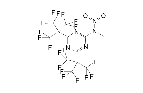 2-(N-Methyl-N-nitroamino)-4,6-bis[2,2,2-trifluoro-1,1-bis(trifluoromethyl)ethyl]-1,3,5-triazine