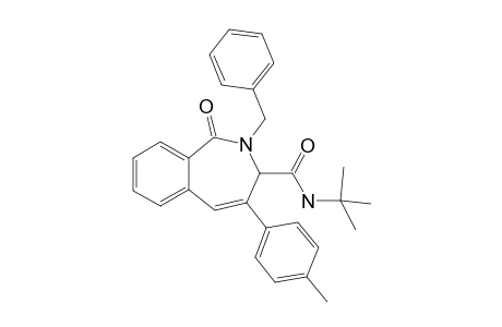 2-Benzyl-N-(tert-butyl)-4-(p-tolyl)-2,3-dihydro-1H-2-benzazepin- 1-one-3-carboxamide