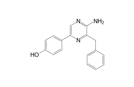 Phenol, 4-[5-amino-6-(phenylmethyl)pyrazinyl]-